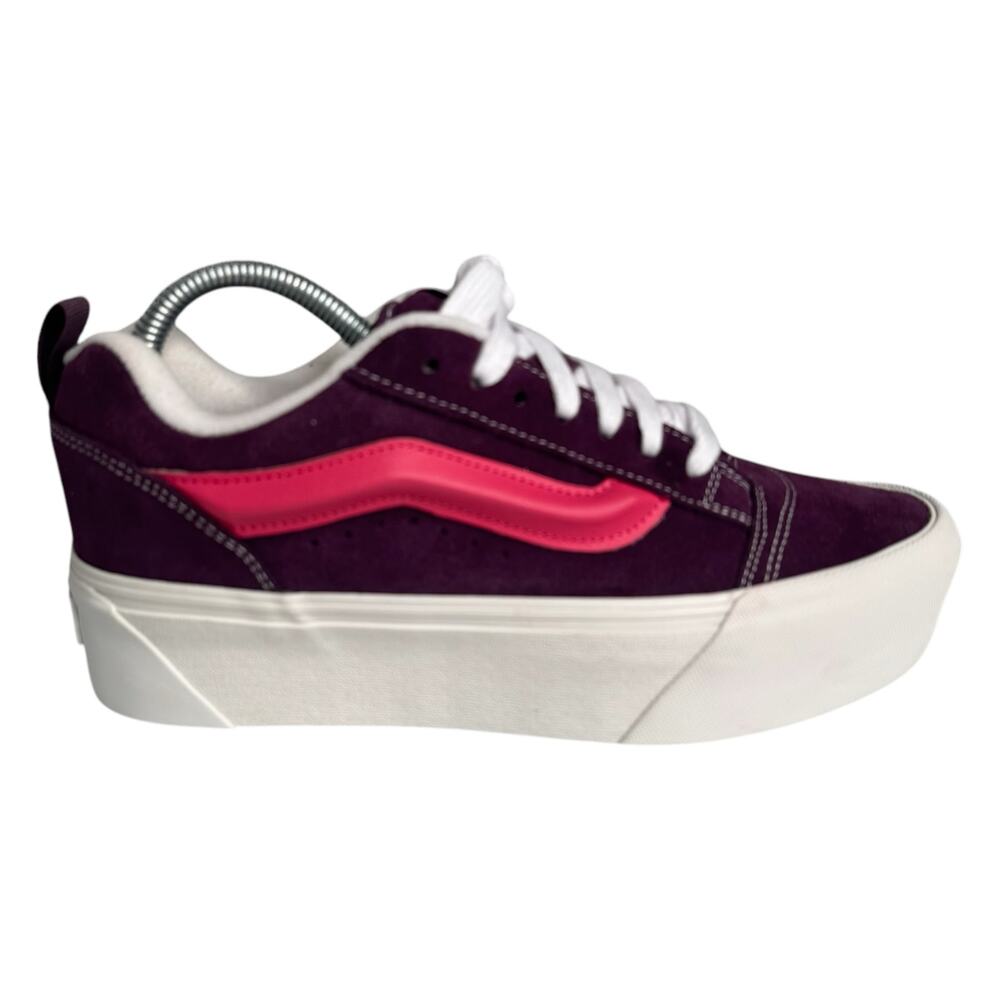 Vans Knu Stack Platform Sneakers Lollipop Purple Chunky Shoes Womens 9